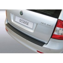  Накладка на задний бампер полиуретановая Skoda Octavia A5 FL Combi (2009-2012)